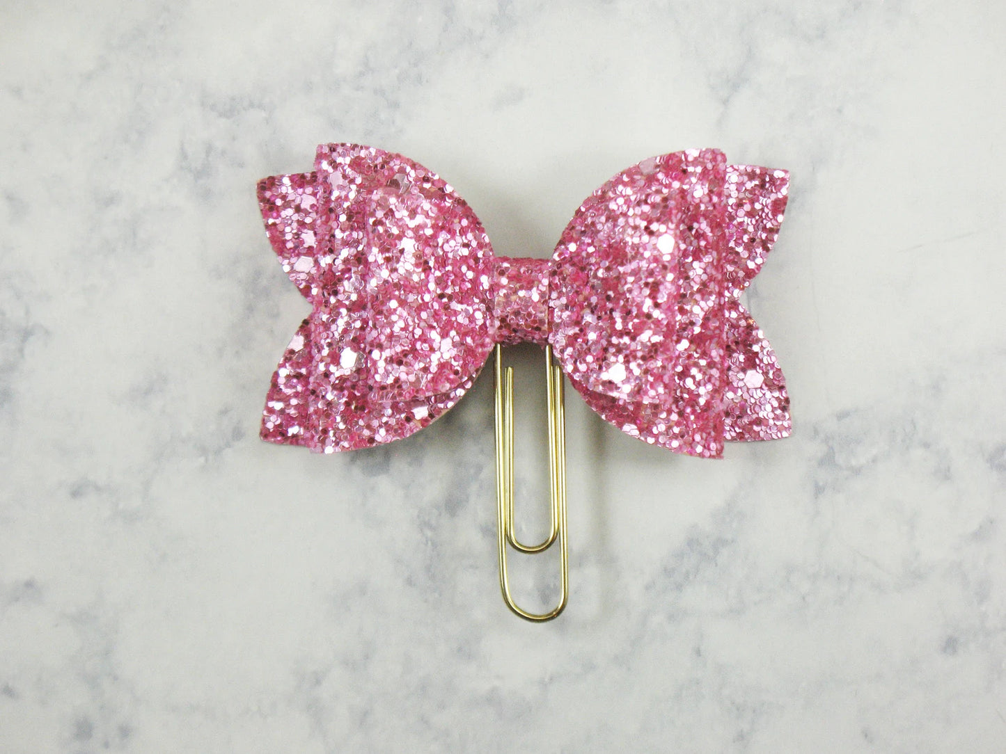 SHINE ON ME  GLITTER PAPER CLIP BOWS