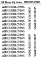 VARIOUS SCRIPT STICKERS